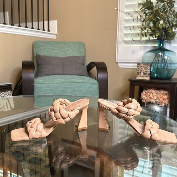 New Marc Fischer Tan braided mule sandal 💚 Size‎ 8 - Picture 8 of 9